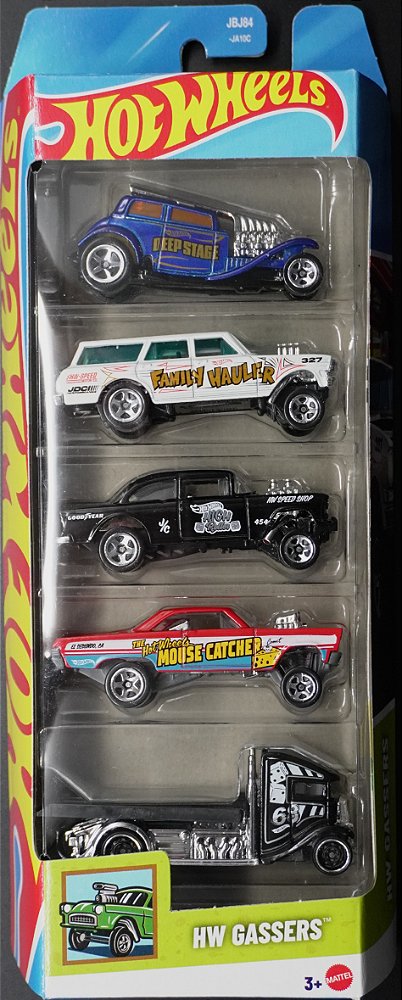 HW Gassers - JBJ84 | 5-Pack | Hot Wheels Multi-pack Standard