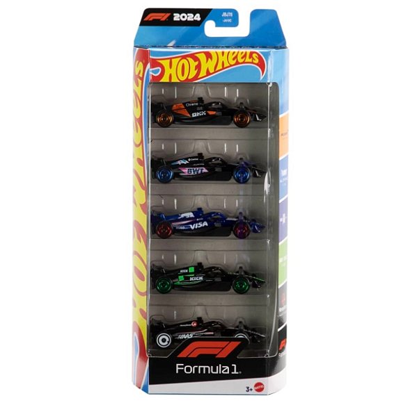 Formula 1 2024 - JGF58 | 5-Pack F1 | Hot Wheels Multi-pack Standard