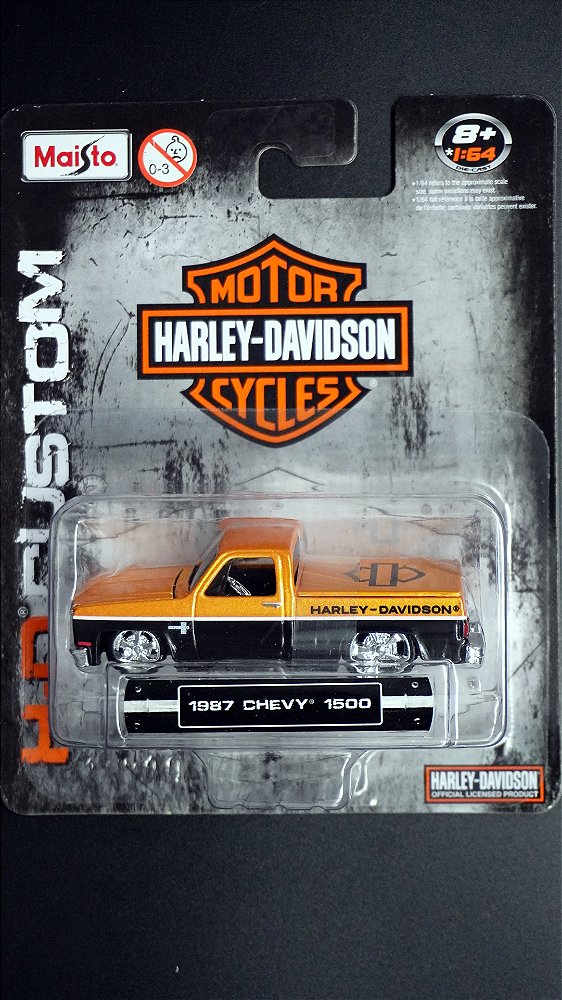1987 Chevy 1500 - Harley-Davidson | 1:64 | H-D Custom | Maisto
