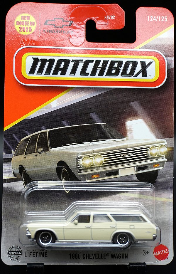 1966 Chevelle Wagon - JBN44 | Linha Básica 2025 - Nº 124/125 | Matchbox