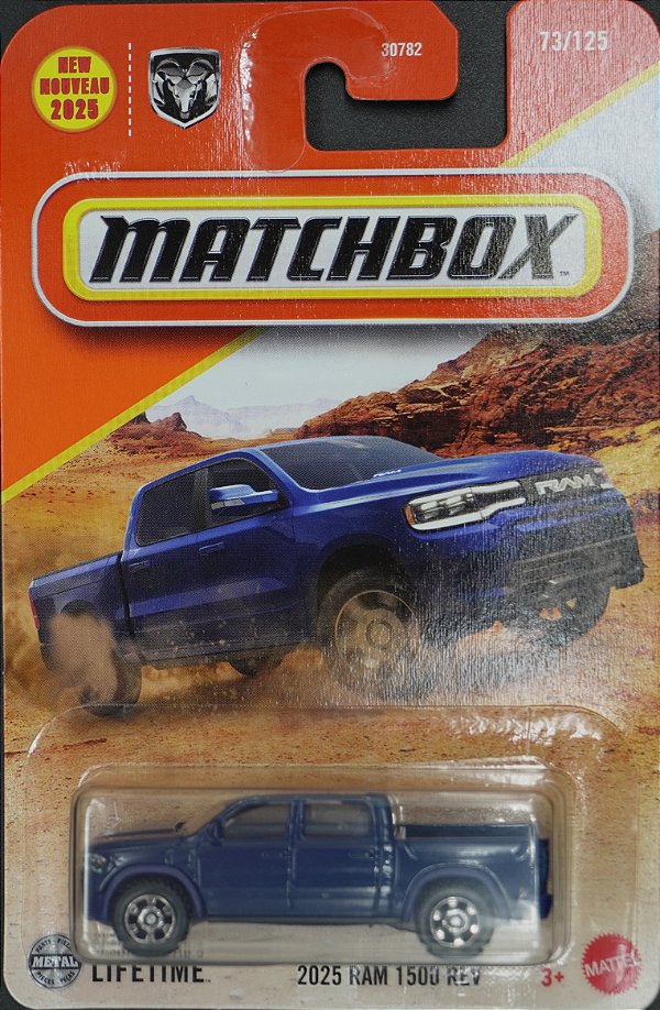2025 RAM 1500 Rev - JBN42 | Linha Básica 2025 - Nº 073/125 | Matchbox