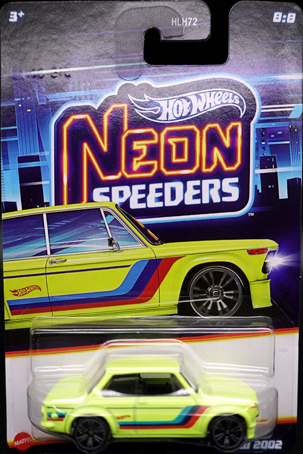 BMW 2002 - JCB07 | 08 de 08 | Mix 02 de 2025 | Neon Speeders (HLH72) | Silver Series