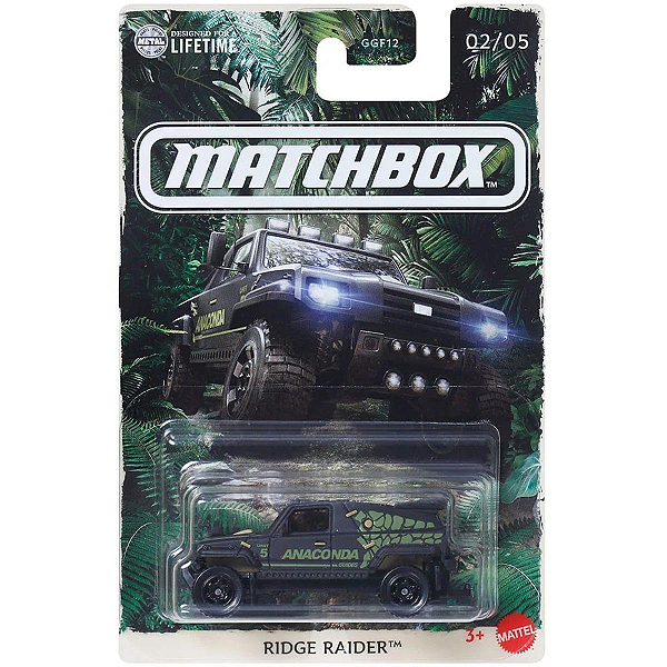 Ridge Raider - JCG58 | 02 de 05 | Adventure Guides (GGF12) | Temáticos | Matchbox