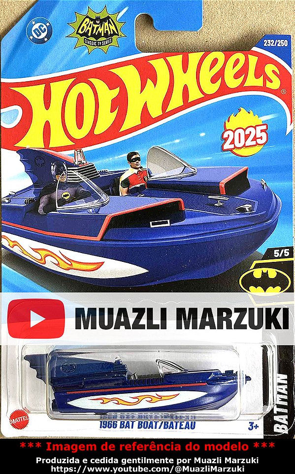 1966 Bat Boat - HYW57 | Linha Básica 2025 - Nº 232/250