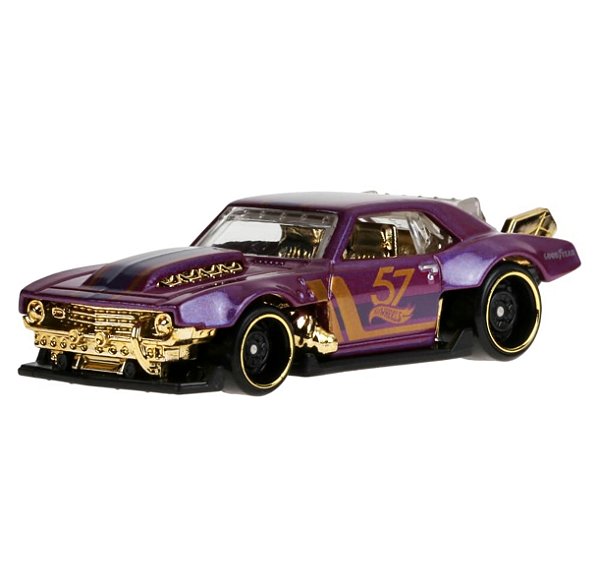 Custom '68 Camaro - JDM26 | 01 de 06 | Mix 2 - 2025 | Purple and Gold Series | Hot Wheels Silver Series