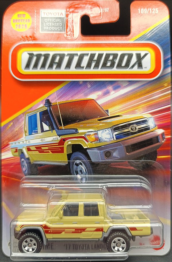 17 Toyota Land Cruiser 78 - JBN54 | Linha Básica 2025 - Nº 109/125 | Matchbox