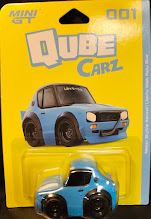 Nissan Skyline Kenmeri Liberty Walk Baby Blue - QZ00101-BL | Mini GT QUBE CARZ - Nº 001