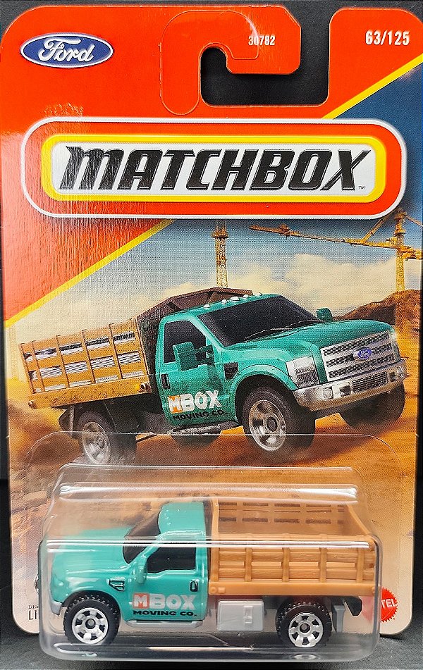 Ford F-350 Stake Bed / Camion A Ridelles - JHM62 | Linha Básica 2026 - Nº 063/125 | Matchbox