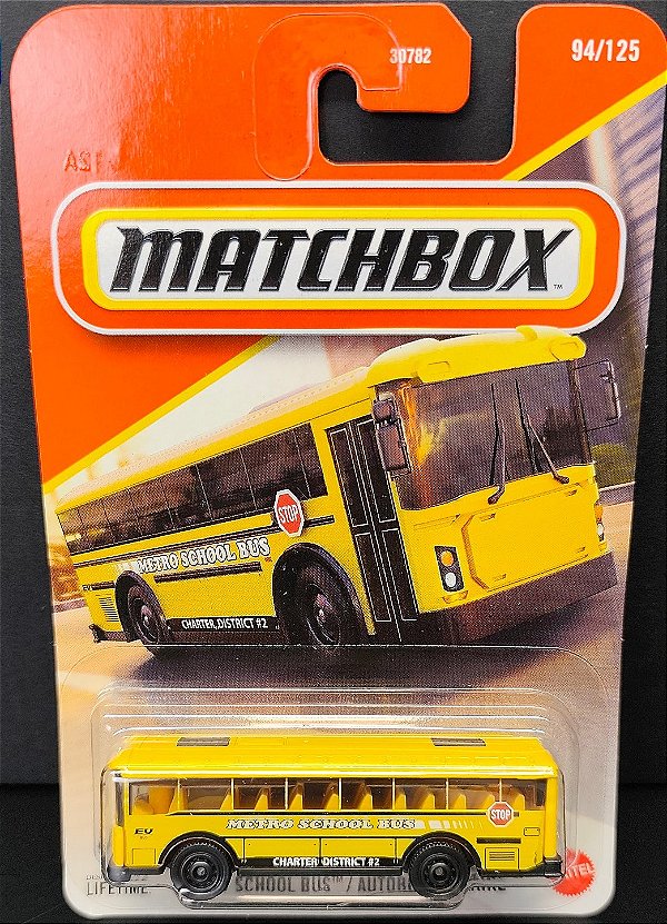MBX EV School Bus - JHM50 | Linha Básica 2026 - Nº 094/125 | Matchbox