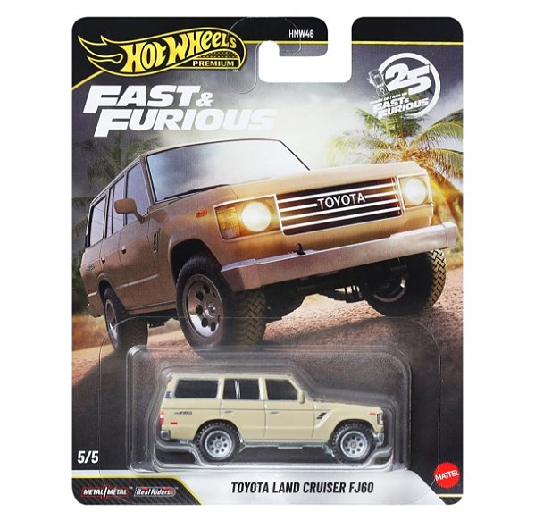 Toyota Land Cruiser FJ60 (Fast & Furious Presents: Hobbs & Shaw) - JHW76 | 05 de 05 | Mix 3 - 2026 | Fast & Furious (HNW46) | Premium | Hot Wheels