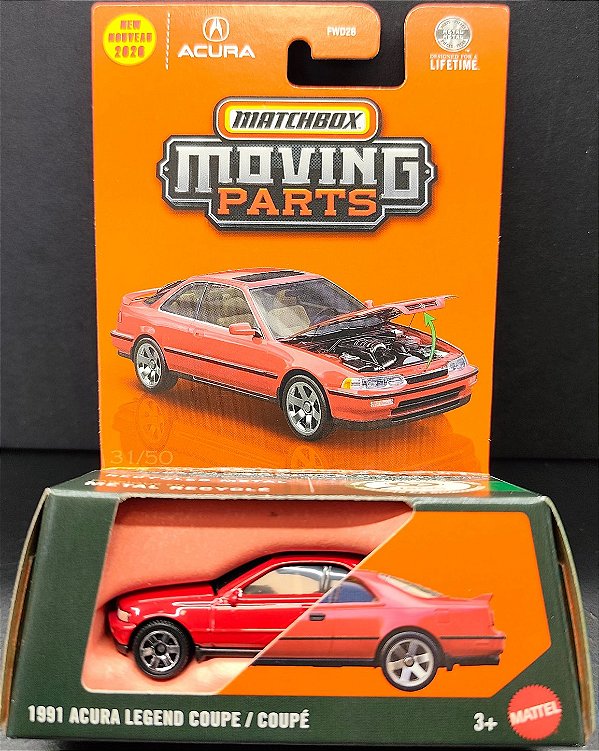 1991 Acura Legend Coupe - JHV39 | 31 de 50 | Moving Parts 2026 | Matchbox