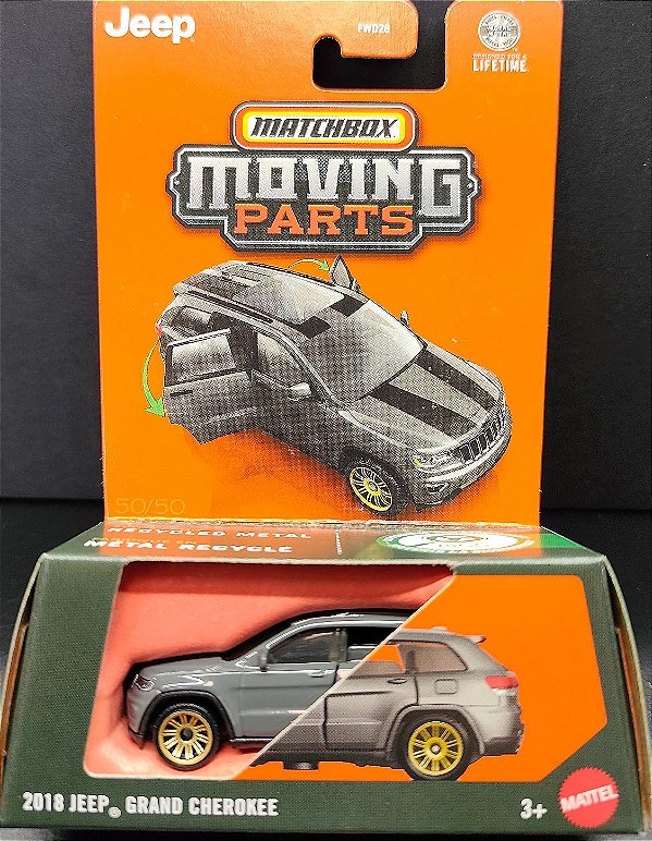 2018 Jeep Grand Cherokee - JHV52 | 50 de 50 | Moving Parts 2026 | Matchbox