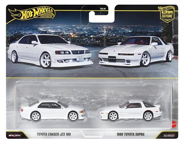 Toyota Chaser JZX 100 e 1989 Toyota Supra - JHW57 | Toyota | Mix 3 - 2026 | Car Culture 2-Pack (HBL96) | Hot Wheels Premium