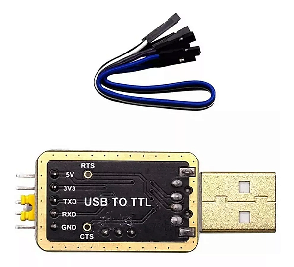 Módulo Ch340e Conversor Usb P Ttl Rs232 Serial Para Esp-01