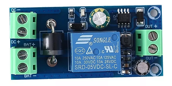 Módulo De Comutação Automática Para Bateria - 5v A 48v