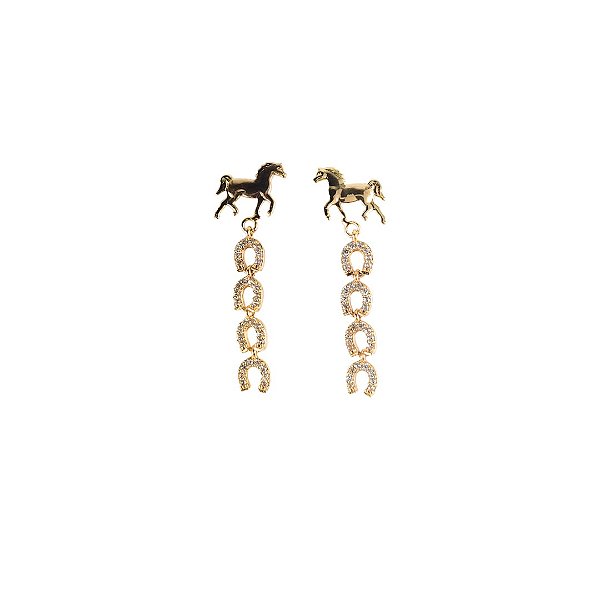 Brinco Cavalo e 4 Ferraduras