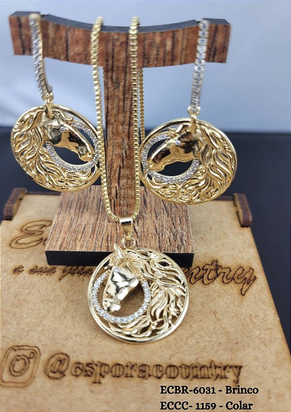 Kit Colar e Brinco - 1159-6031
