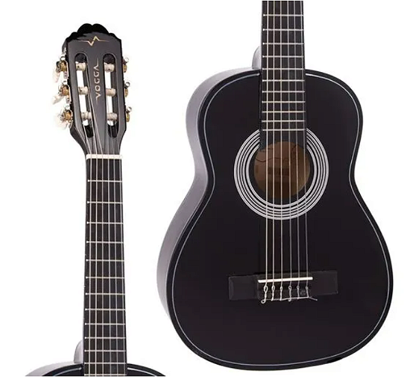 Violão Vogga Acústico Infantil VCA84 BK 1/4