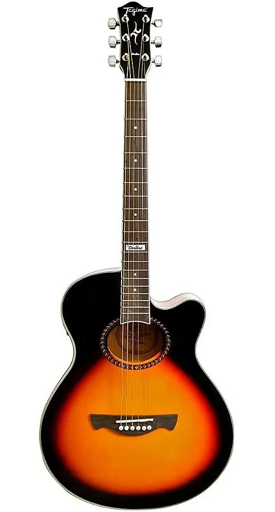 Violão Tagima América Dallas T Sb Aço Elétrico Sunburst