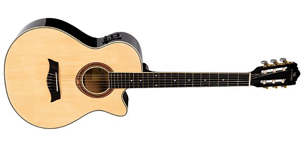 Violão Elétrico Nylon Michael Vmy 340 NA