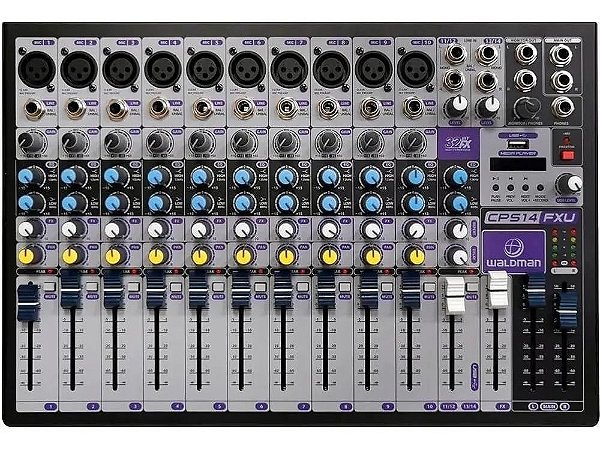 Mesa De Som Waldman Cps-14 Fxu Clear Pod 14 Canais