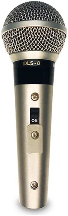 Microfone Dinâmico Dylan Dls-8 Profissional Champanhe
