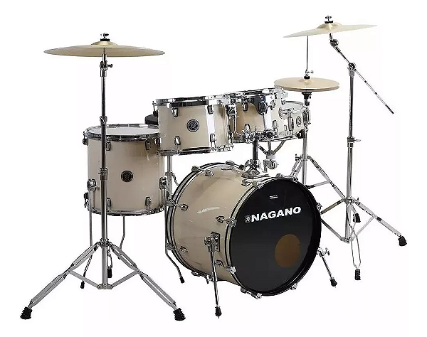 Bateria Nagano Garage Rock - Natural Clear - (Não acompanha Pratos )