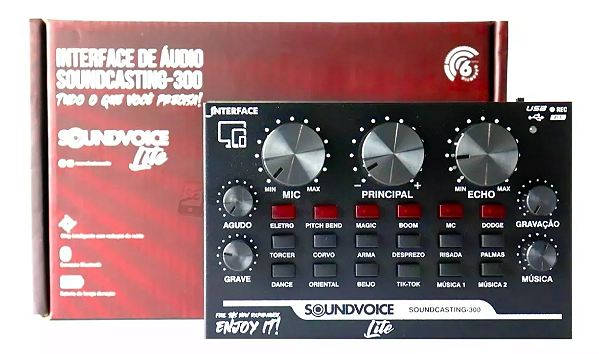 Interface Áudio Soundvoice Lite Soundcasting-300