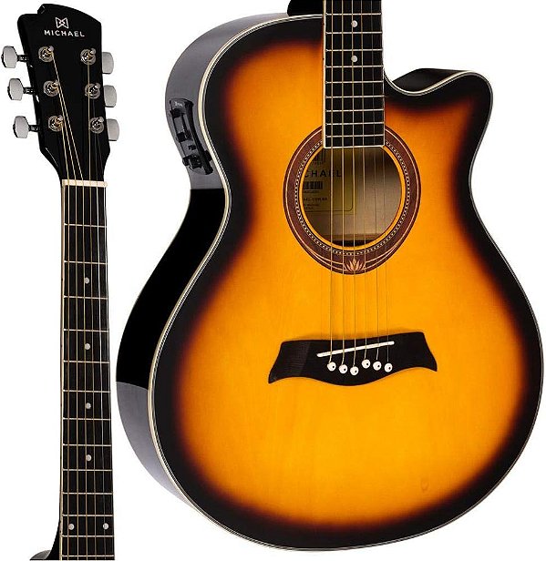 Violão Elétrico Michael VMY340 SB