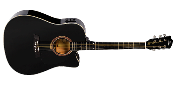 Violão Elétrico Michael VMF361 BK