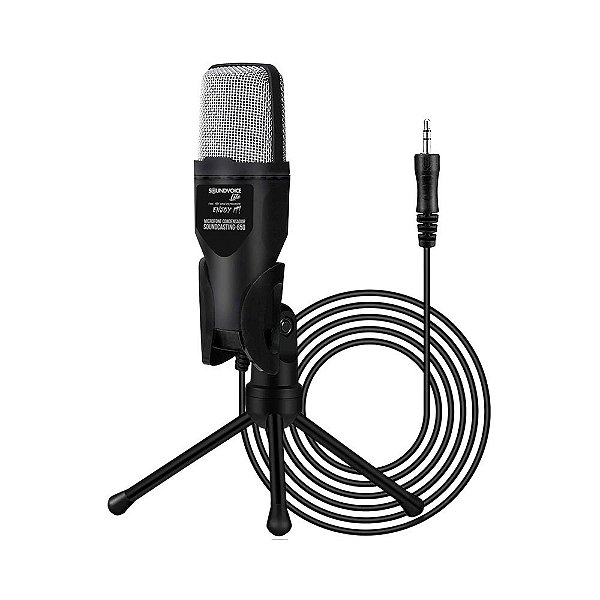 Microfone Condensador Soundcasting-650 Soundvoice Lite P2