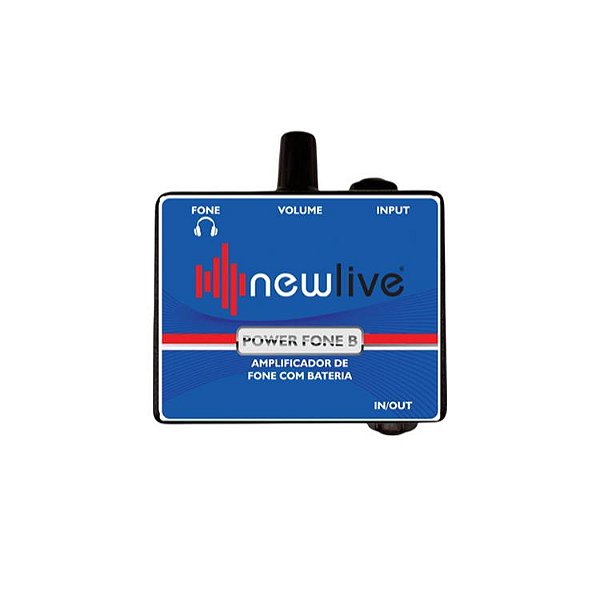 Amplificador De Fone 3 Em 1 New Live Power Fone B