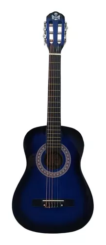 Violão MYTH MT34N Infantil Acústico Nylon Azul Sunburst