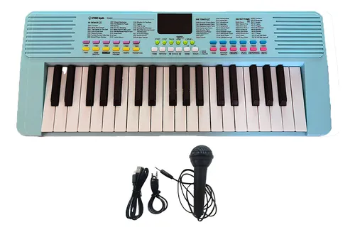Teclado Infantil Sring Kids TCI-37A Azul