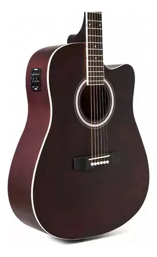 Violão Eletroacústico Waldman DCE-41 BRB Aço