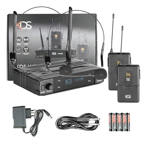 Microfone Kadosh Sem Fio KDS-W392H