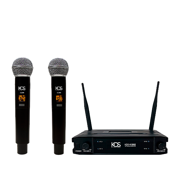 Microfone Kadosh KDS-W392M Duplo