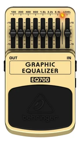 Pedal De Efeito Behringer Graphic Equalizer EQ700