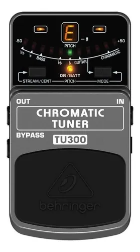Pedal Afinador Behringer Guitarra Baixo TU300 Chromatic Tuner