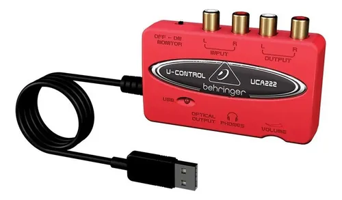 Interface De Áudio Behringer U-control Uca222 Original