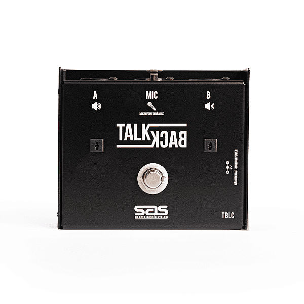 Pedal Talkback Santo Angelo TBLC Led Com Trava