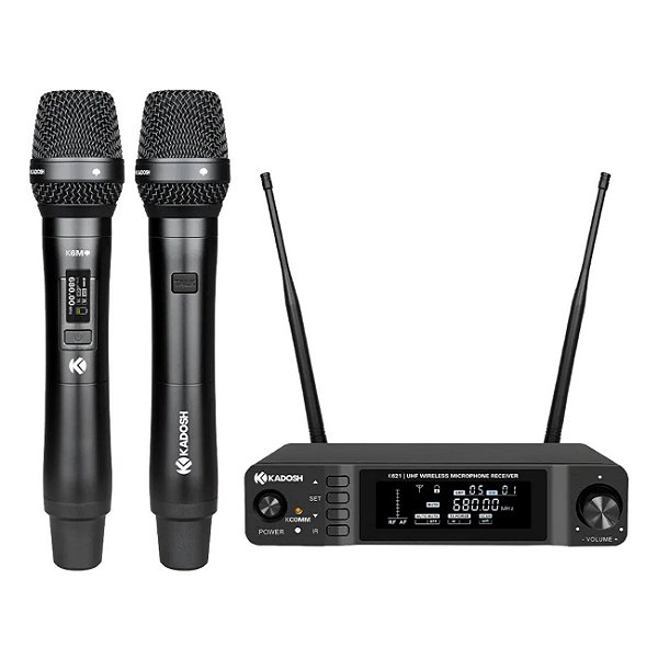 Microfone Sem Fio Kadosh K621 M Talk Back Kcomm-b6 Uhf