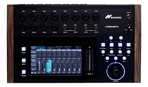 Mesa de Som Digital Liveband 16 Duonn 16 Canais