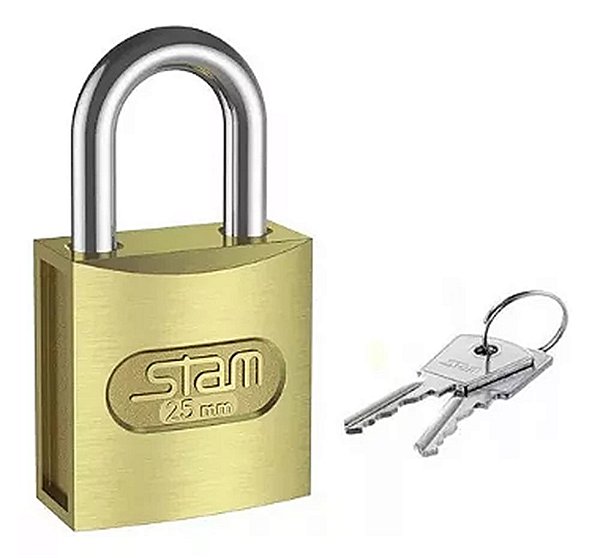 Cadeado com duas chaves 20mm Stam