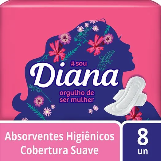 Absorvente íntimo diurno 8 und (alunas CFN) -Diana