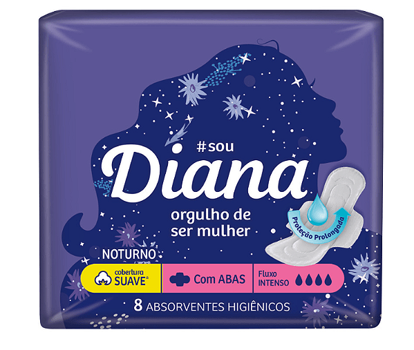 Absorvente íntimo noturno 8 und (alunas CFN)