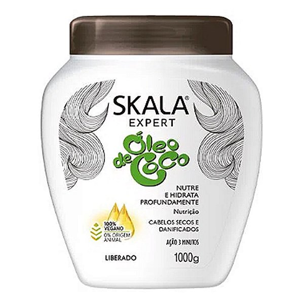 Creme de cabelo Skala Expert óleo de coco