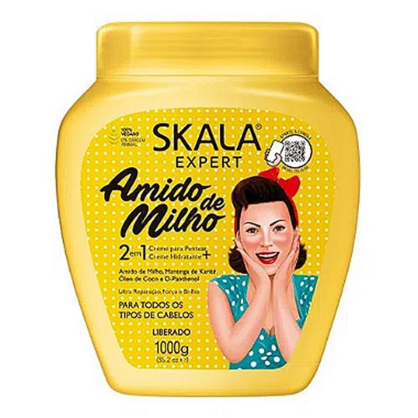 Creme de cabelo Skala Expert amido de milho