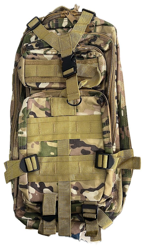 Mochila assault camuflada (marrom) 30L