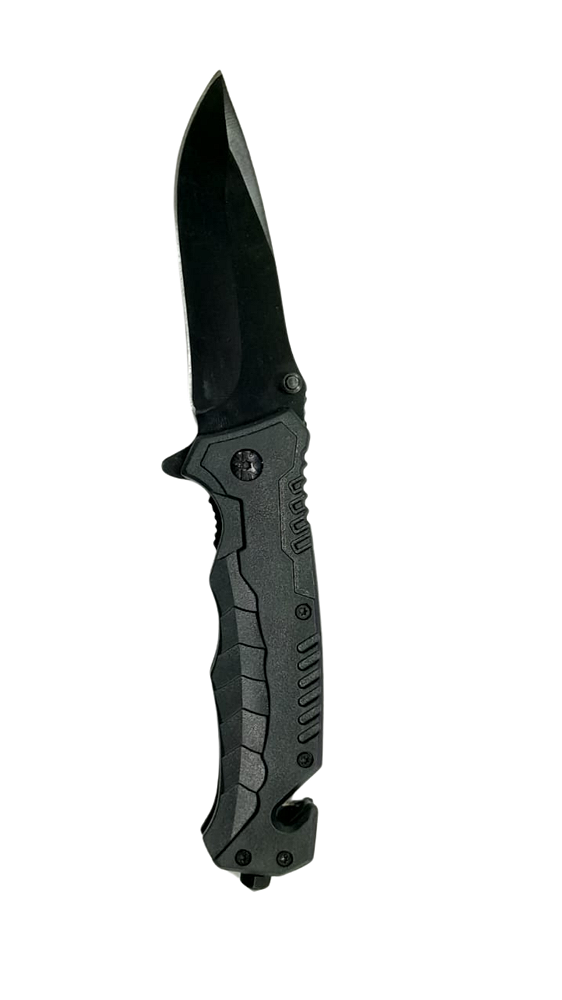 Canivete Tático com Sistema de Abertura Semi Automática